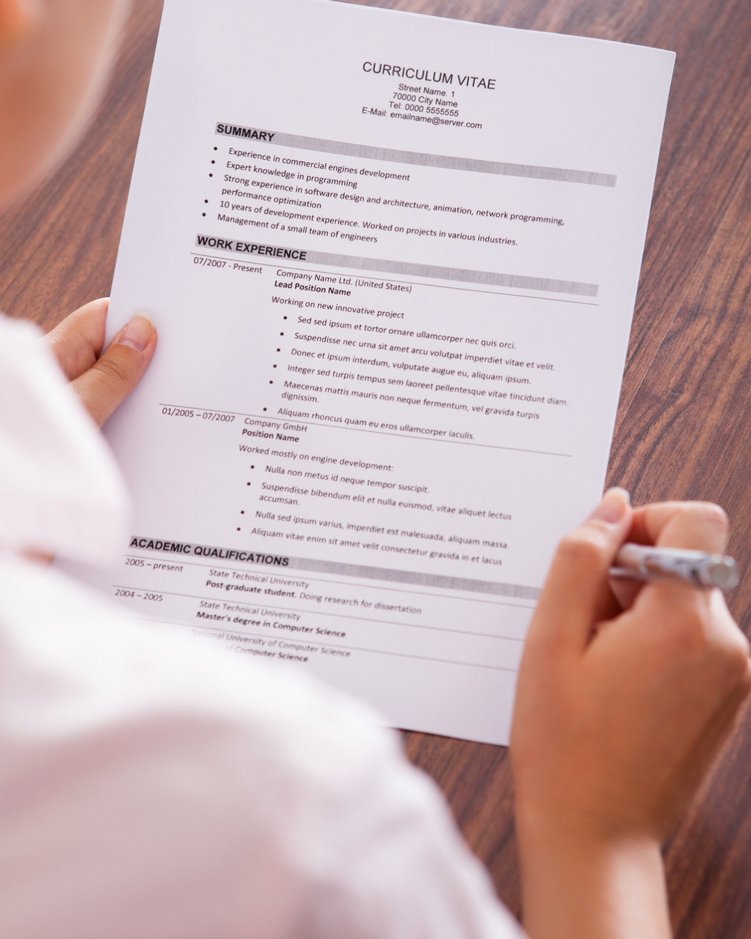 Curriculum per Business School - Guida completa